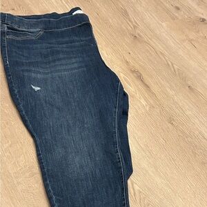 Lane Bryant Dark Blue Skinny Jeans